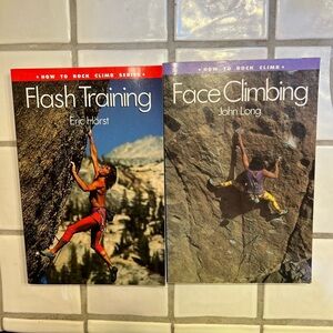 Flash Training and Face Climbing How to Rock climb Books